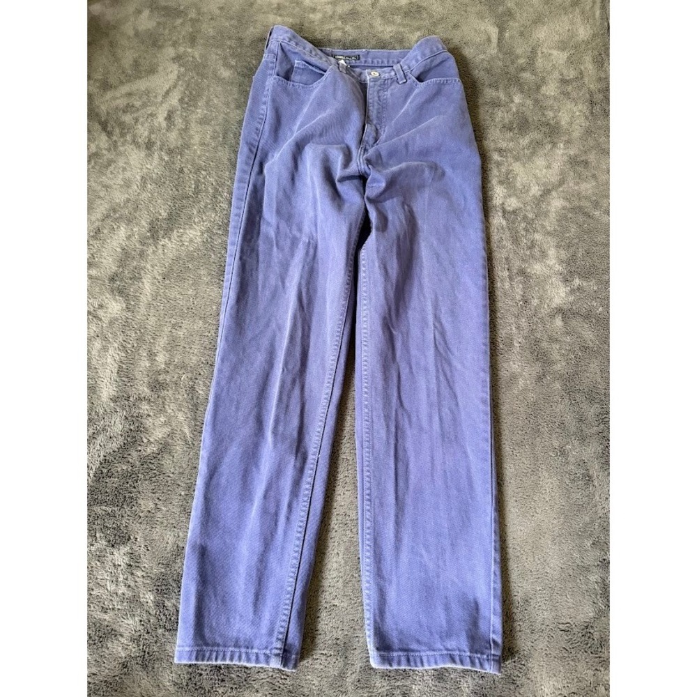 Guess Classic Fit Straight Leg Jeans Blue Denim 28x29 Belted Zip USA.